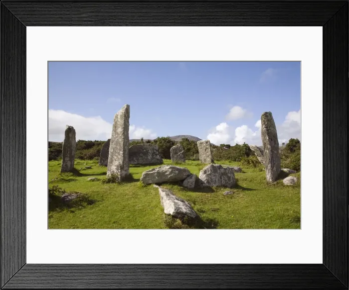 Framed Print : Derrintaggart West stone circle Framed Print : Derrintaggart West stone circle