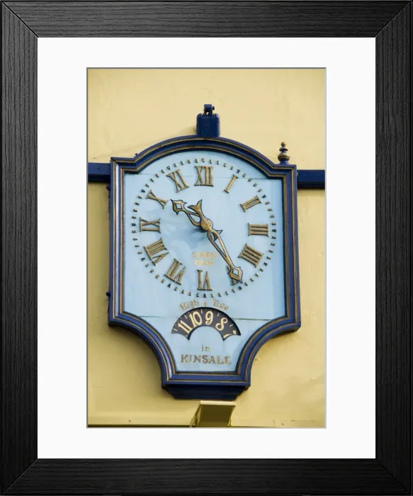 Framed Print : Famous clock on the Blue Haven Hotel Framed Print : Famous clock on the Blue Haven Hotel