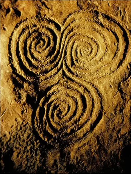 Carvings on stone