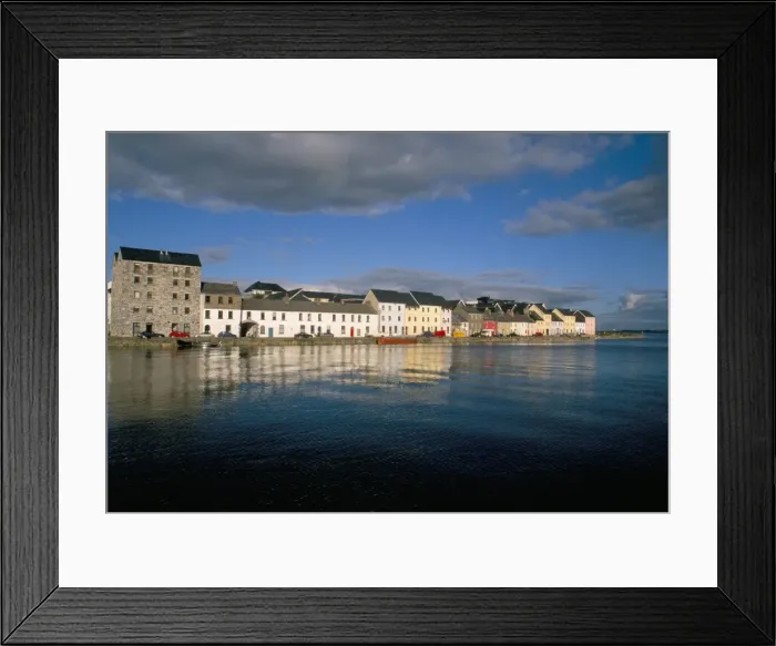 Framed Print : Long Walk view from Claddagh Quay Framed Print : Long Walk view from Claddagh Quay