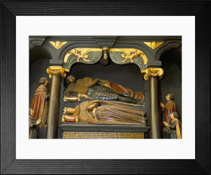 Framed Print : Bowles family tomb, dating from 1632, St Framed Print : Bowles family tomb, dating from 1632, St