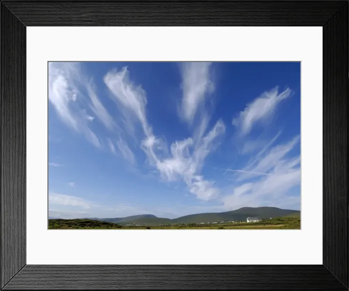 Framed Print : Big sky over Achill Island near Cashel Framed Print : Big sky over Achill Island near Cashel