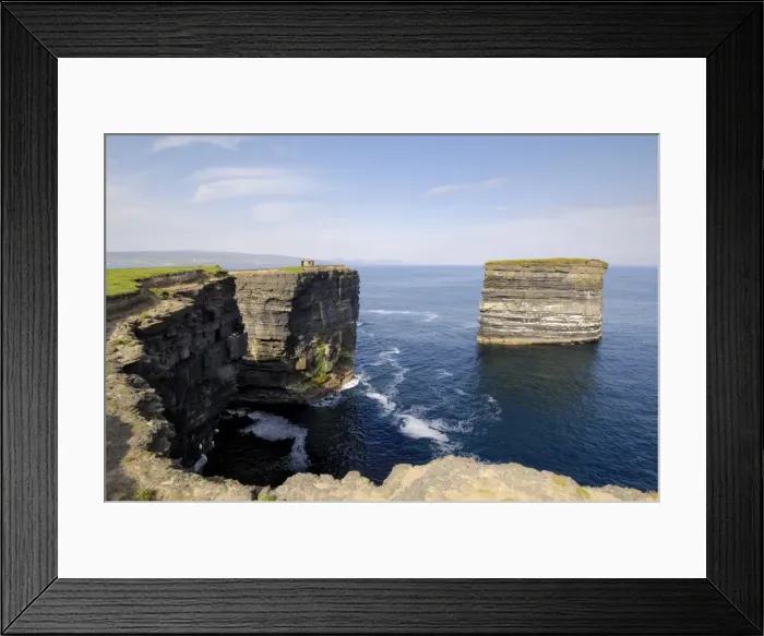 Framed Print : Sea Stack at Downpatrick Head Framed Print : Sea Stack at Downpatrick Head