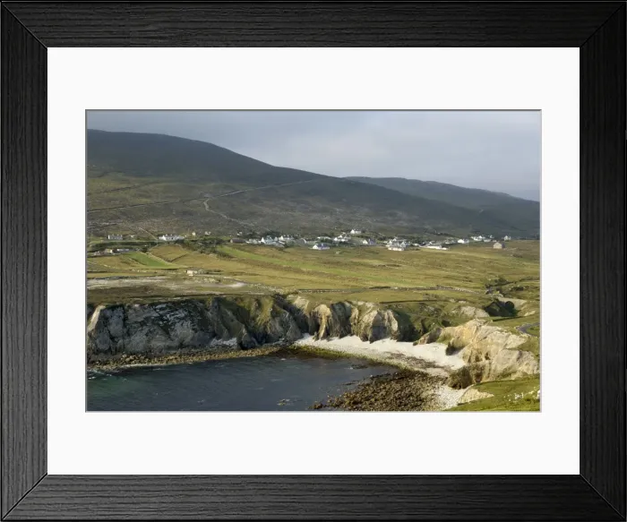 Framed Print : Cove and village of Ashleam Framed Print : Cove and village of Ashleam