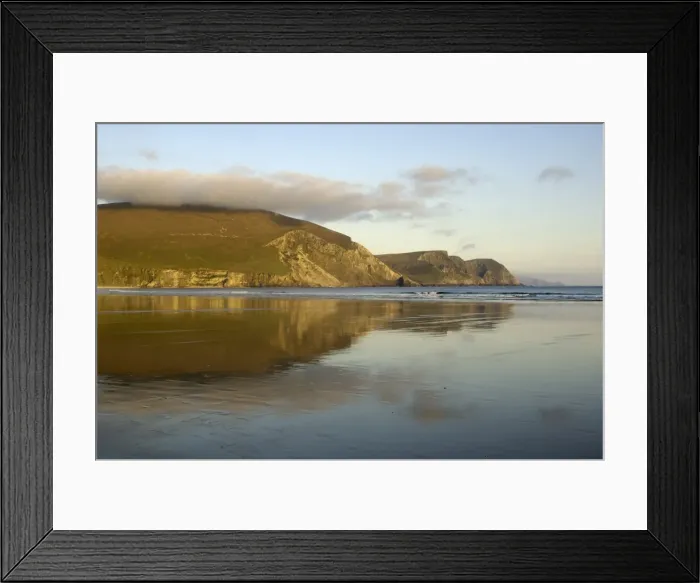 Framed Print : Minaun Cliffs from Keel beach Framed Print : Minaun Cliffs from Keel beach