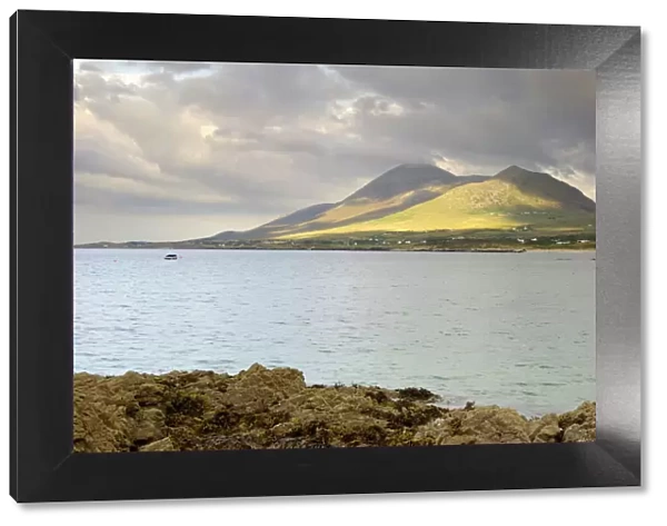 Croagh Patrick mountain and Clew Bay