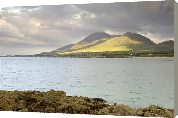 Croagh Patrick mountain and Clew Bay