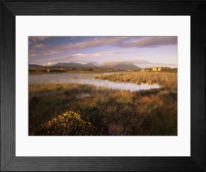 Framed Print : Ballynahinch Lake and the Twelve Pins Framed Print : Ballynahinch Lake and the Twelve Pins