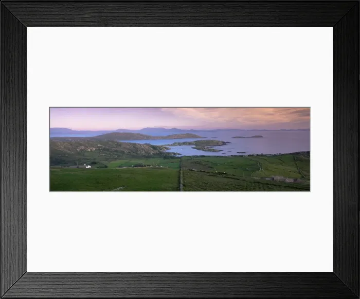 Framed Print : Derrynane Bay at sunset Framed Print : Derrynane Bay at sunset