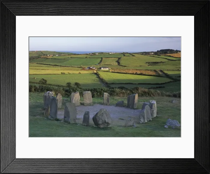 Framed Print : Drombeg Stone Circle, circa 200 B Framed Print : Drombeg Stone Circle, circa 200 B