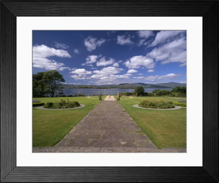 Framed Print : Gardens of Bantry House dating from 1720 Framed Print : Gardens of Bantry House dating from 1720