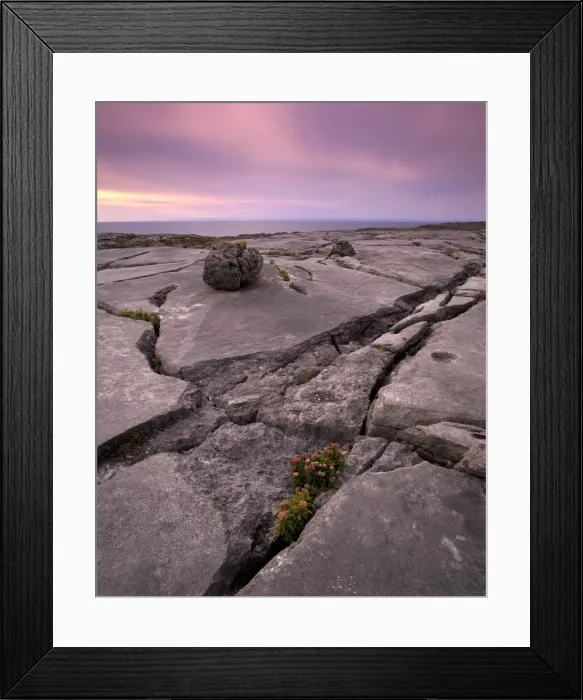 Framed Print : Limestone plateau at sunset Framed Print : Limestone plateau at sunset