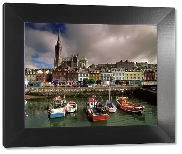 Cobh harbour and St