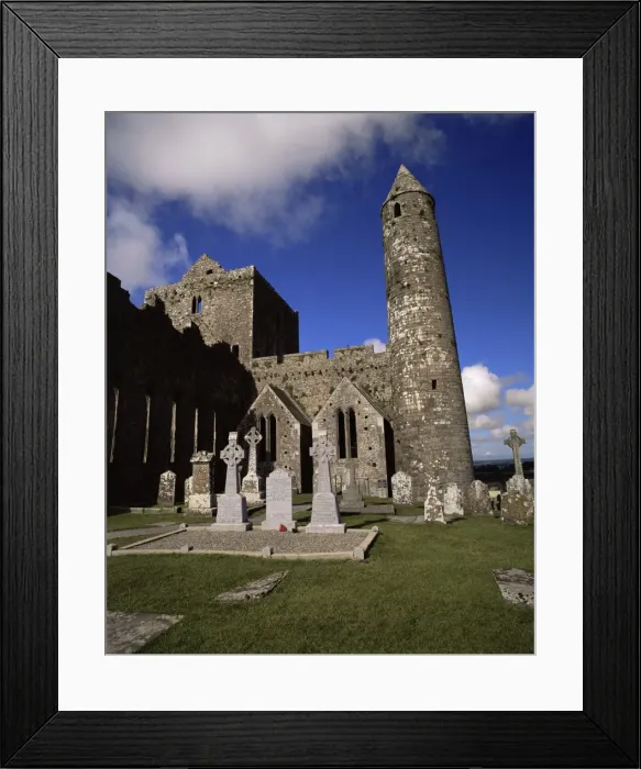 Framed Print : Round tower dating from 12th century Framed Print : Round tower dating from 12th century
