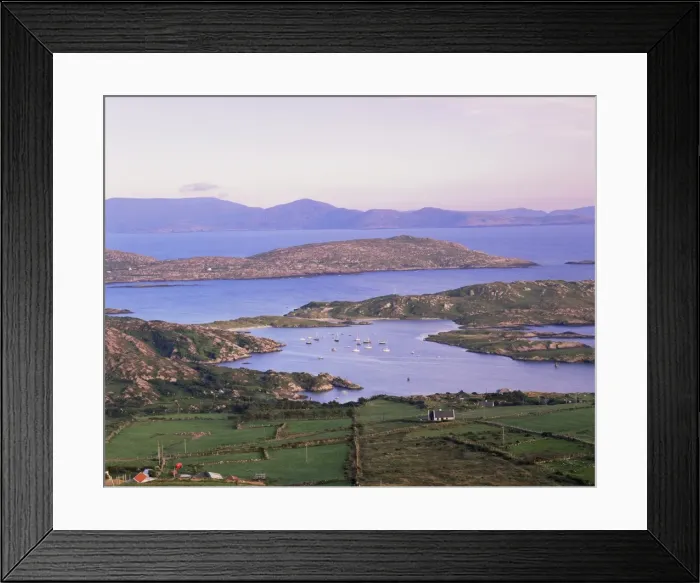 Framed Print : Derrynane Bay at sunset Framed Print : Derrynane Bay at sunset