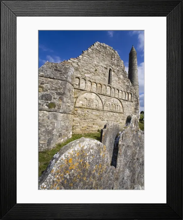 Framed Print : Ardmore Church and Round Tower Framed Print : Ardmore Church and Round Tower