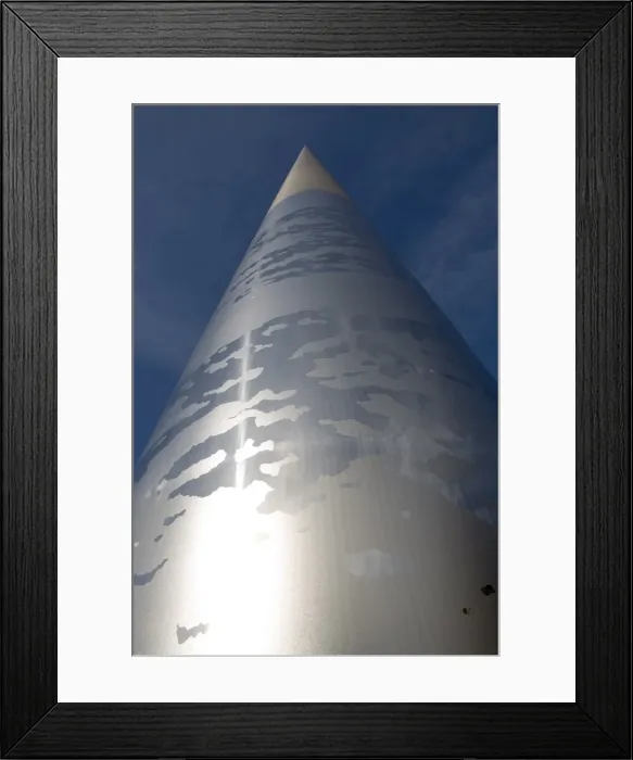 Framed Print : Looking up at the Monument of Light (The Spike) Framed Print : Looking up at the Monument of Light (The Spike)