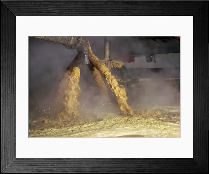 Framed Print : Whisky production Framed Print : Whisky production