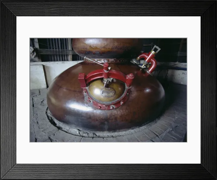 Framed Print : Whisky production