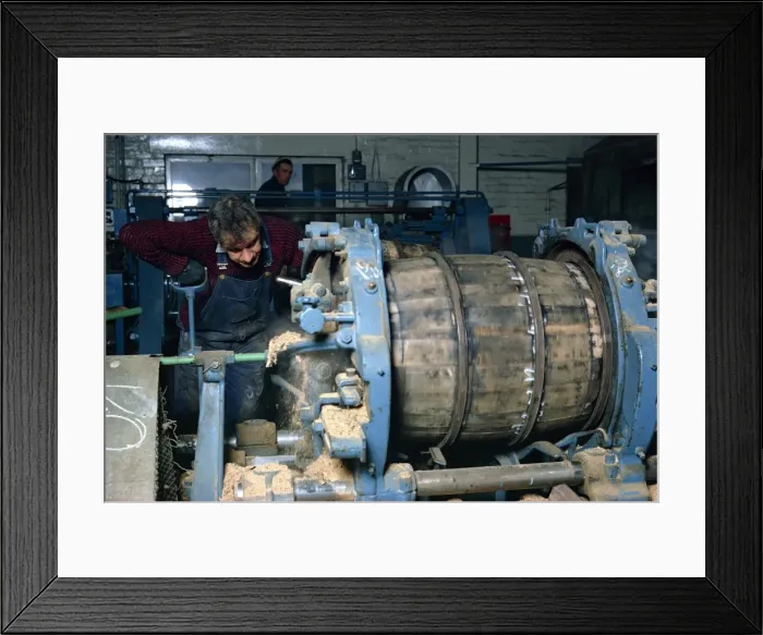 Framed Print : Making barrels to store spirits Framed Print : Making barrels to store spirits