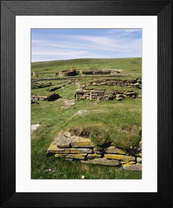 Framed Print : Pictish and Norse settlement Framed Print : Pictish and Norse settlement