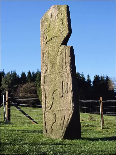 Maiden Stone with Pictish symbols