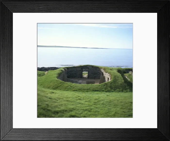 Framed Print : Iron Age farmhouse Framed Print : Iron Age farmhouse