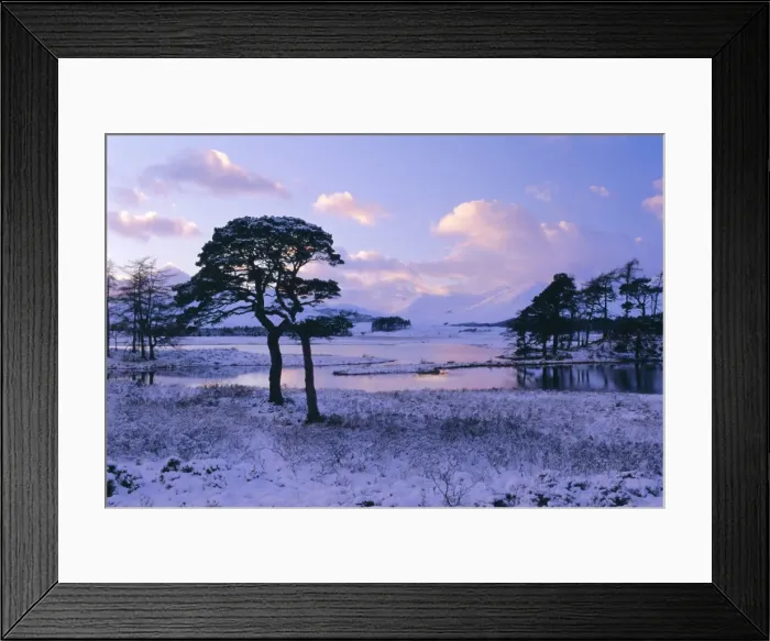 Framed Print : Loch Tulla in winter Framed Print : Loch Tulla in winter