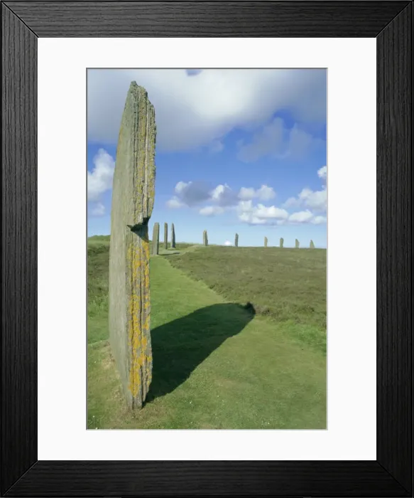 Framed Print : Neolithic standing stones Framed Print : Neolithic standing stones