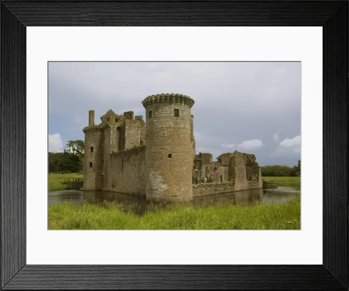 Framed Print : Caerlaverock castle Framed Print : Caerlaverock castle