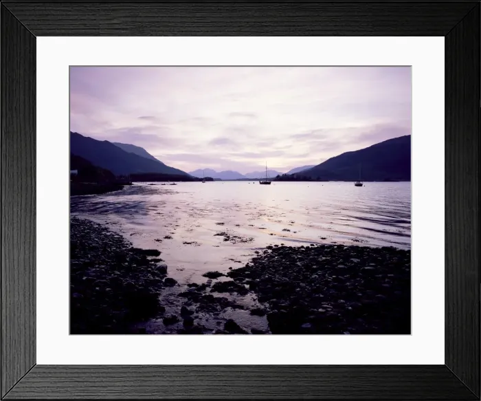 Framed Print : Loch Levan at sunset Framed Print : Loch Levan at sunset
