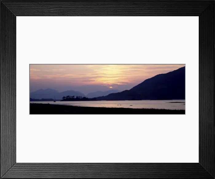 Framed Print : Sunset, Loch Levan Framed Print : Sunset, Loch Levan