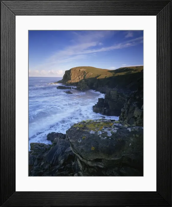 Framed Print : View along coastline above Dail Beag Framed Print : View along coastline above Dail Beag