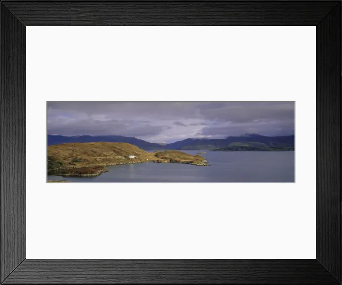 Framed Print : Lone cottage near Tarbert Framed Print : Lone cottage near Tarbert