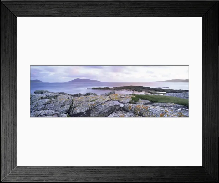 Framed Print : View towards Isle of Harris at twilight Framed Print : View towards Isle of Harris at twilight