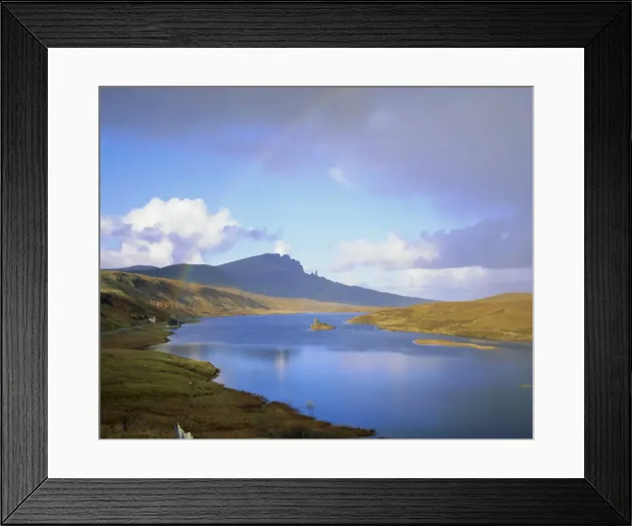 Framed Print : Loch Fada and The Storr Framed Print : Loch Fada and The Storr
