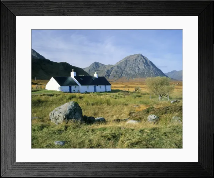 Framed Print : Croft in Glencoe area Framed Print : Croft in Glencoe area