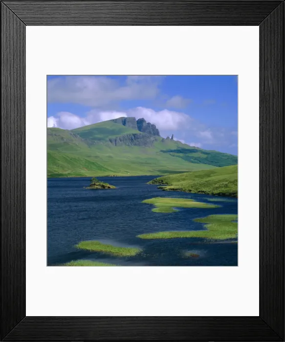 Framed Print : Loch Fada and The Storr Framed Print : Loch Fada and The Storr