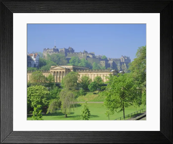 Framed Print : National Gallery and the Castle Framed Print : National Gallery and the Castle