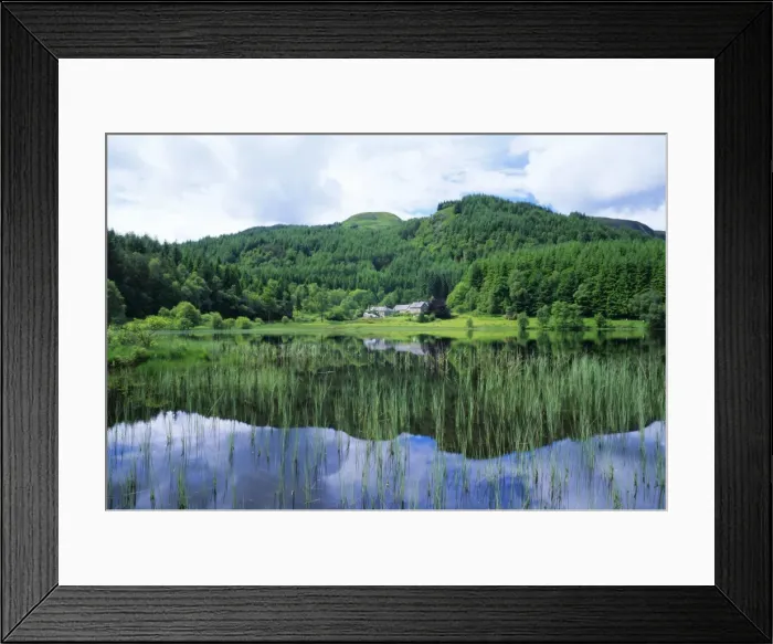 Framed Print : Reflections in Loch Dhu Framed Print : Reflections in Loch Dhu