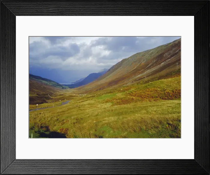 Framed Print : View down Glen Docherty Framed Print : View down Glen Docherty