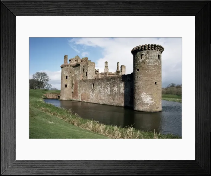Framed Print : Caerlaverock Castle Framed Print : Caerlaverock Castle