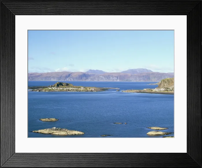 Framed Print : Easdale island from Bar Mor Framed Print : Easdale island from Bar Mor