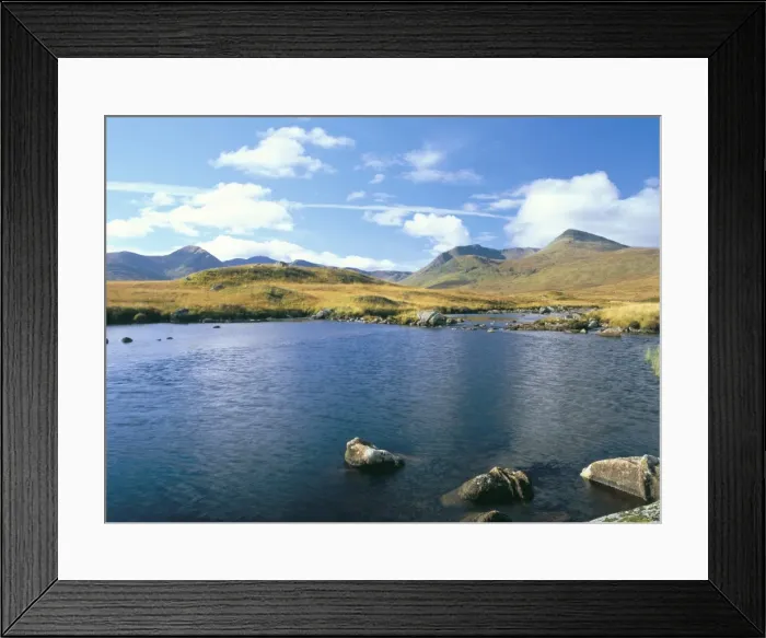 Framed Print : Loch Ba and the Black Mountains in autumn Framed Print : Loch Ba and the Black Mountains in autumn