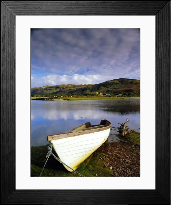 Framed Print : Boat in the Glenmore River Framed Print : Boat in the Glenmore River