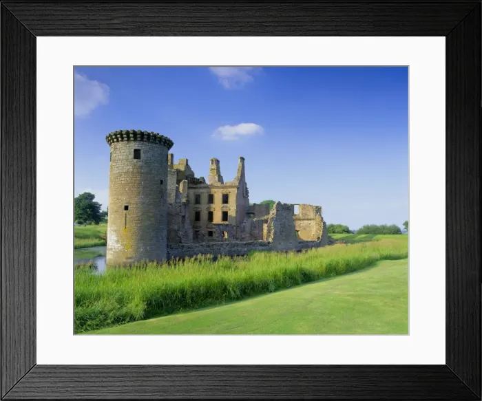 Framed Print : Caelaverock Castle Framed Print : Caelaverock Castle
