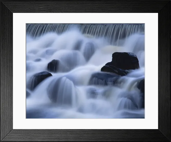 Framed Print : Close-up of waterfall Framed Print : Close-up of waterfall