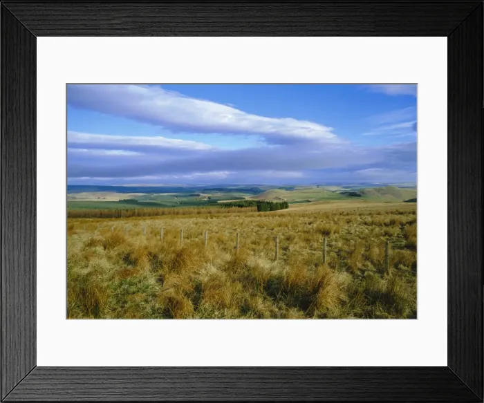 Framed Print : Landscape in the Scottish Borders Framed Print : Landscape in the Scottish Borders