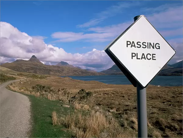 Passing place sign