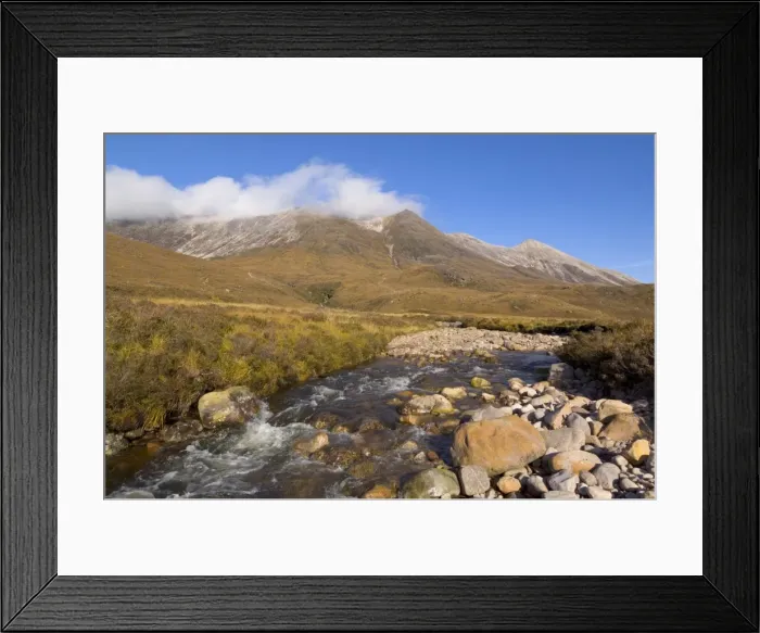 Framed Print : Lower slopes of Beinn Eighe in the national nature Framed Print : Lower slopes of Beinn Eighe in the national nature